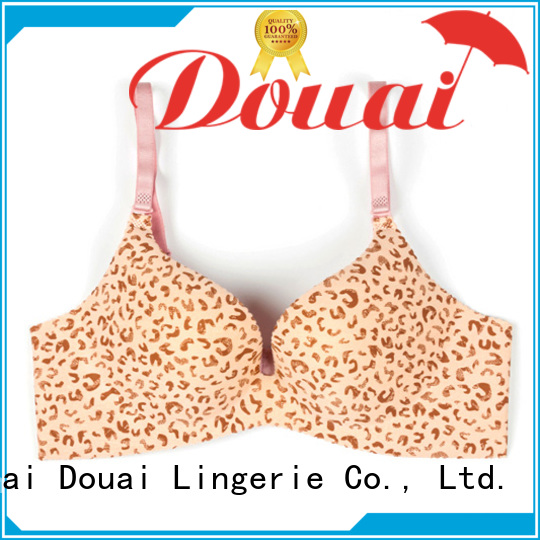 Douai comfortable full cup push up bra manufacturer for ladies