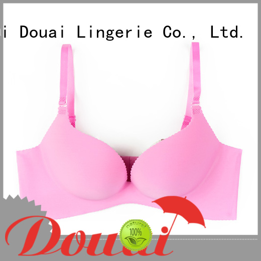 Douai breathable nude push up bra wholesale for madam