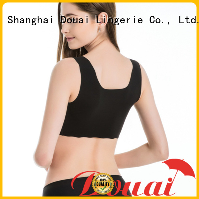 Douai soft good sports bras supplier for yoga