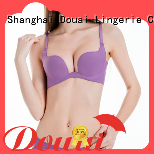 Douai hot selling seamless u plunge bra series for party