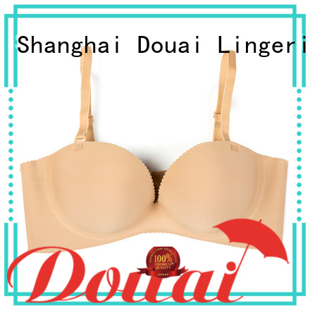 Douai skin-fridenly half-cup bra design for wedding