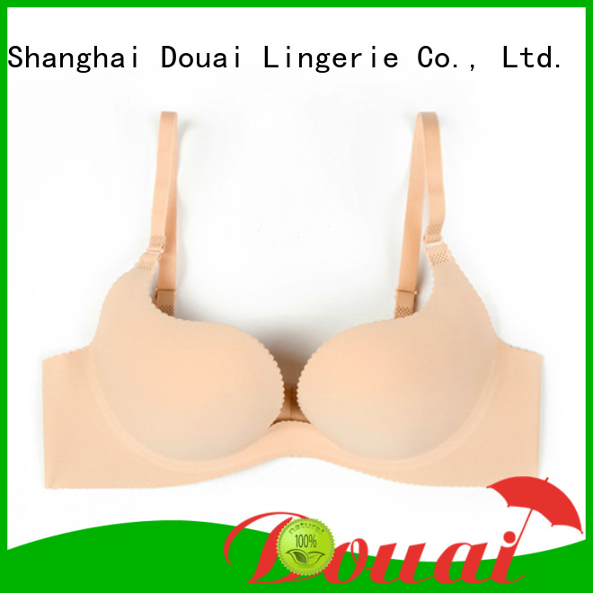 Douai colorful padded u plunge bra for beach