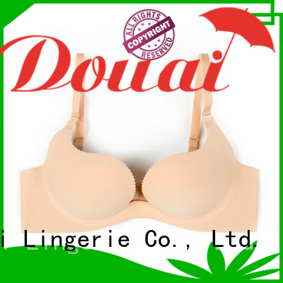 Douai colorful seamless u plunge bra customized for party