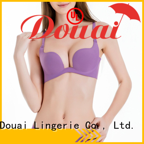 Douai colorful deep cut bra from China for beach