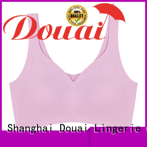 Douai elastic sports bra for gym personalized for sking