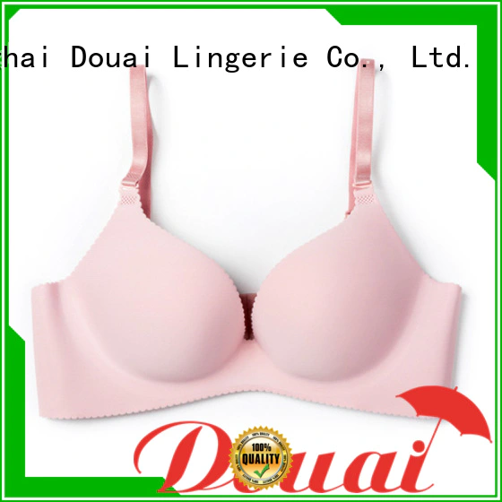 Douai simple best seamless push up bra directly sale for madam