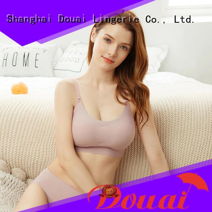 flexible seamless comfort bras factory price for hotel