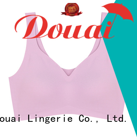 Douai natural yoga bra top factory price for hiking