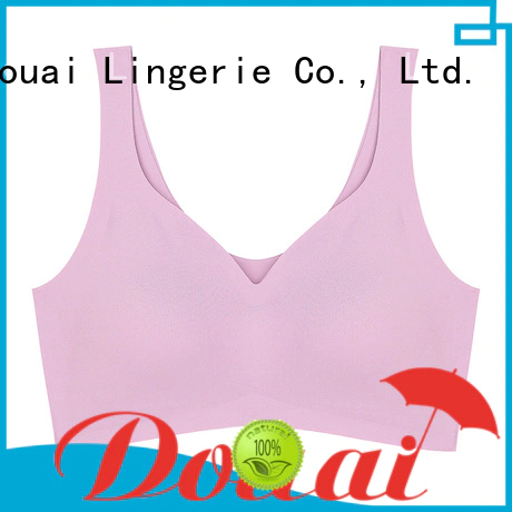 Douai elastic yoga sports bra wholesale for sking