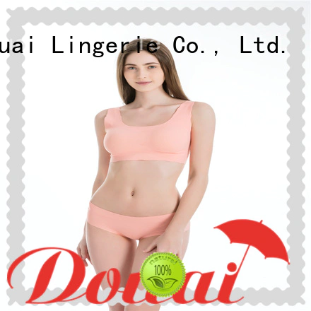 Douai soft push up sports bra wholesale for sport