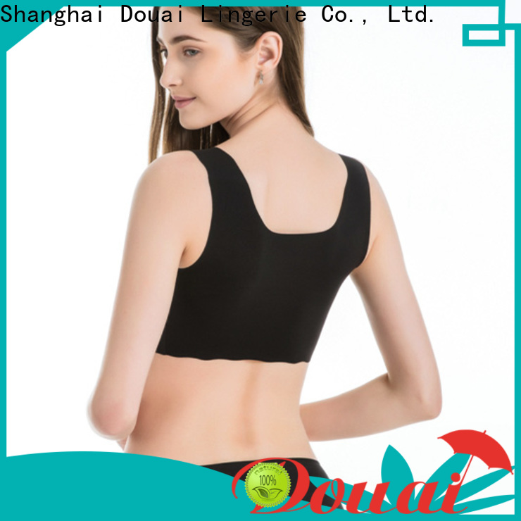 elastic best affordable sports bras factory price for sking