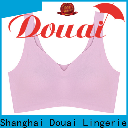 Douai light cotton yoga bra wholesale for hiking