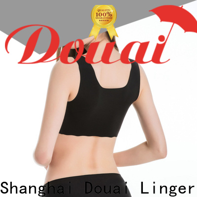 Douai thin high support sports bra factory price for yoga