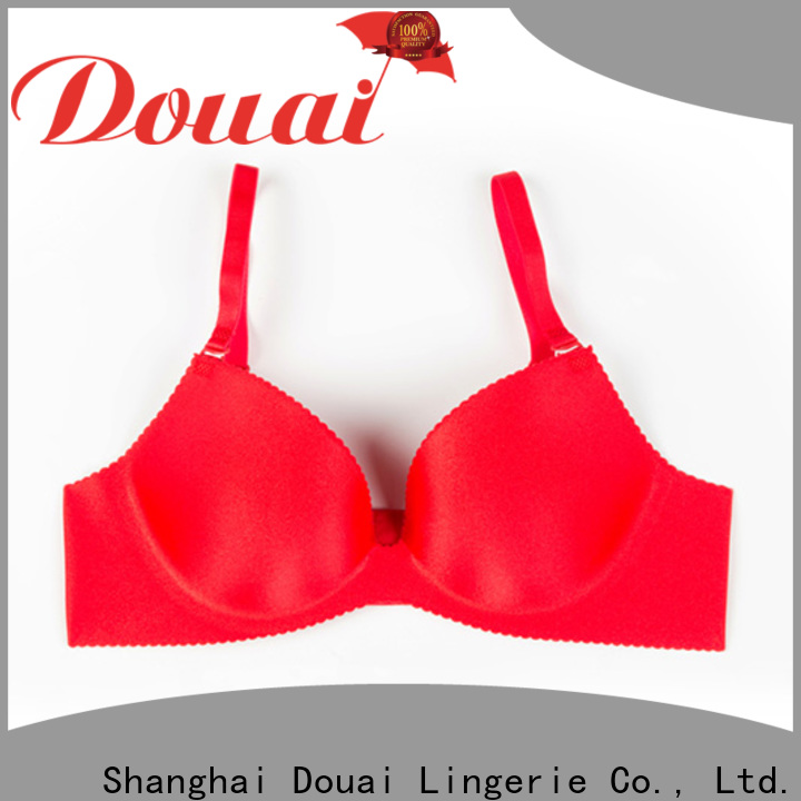 Douai attractive cotton seamless bra wholesale for madam