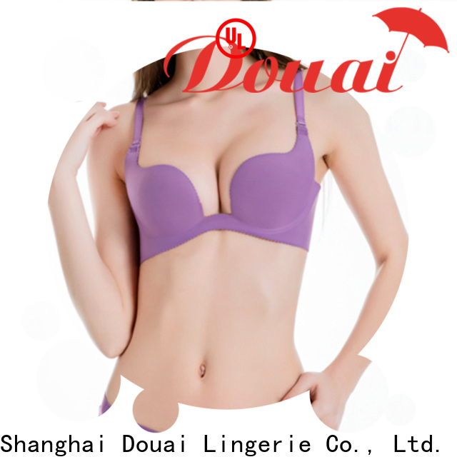 Douai seamless u plunge bra customized for party