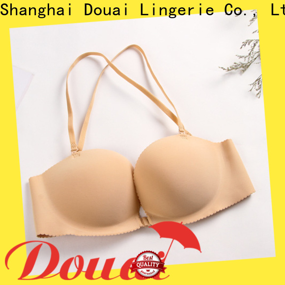 Douai front closure padded bras wholesale for girl