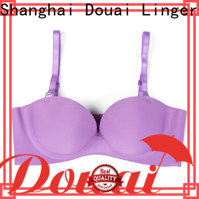 Douai soft women's half cup bras factory for beach