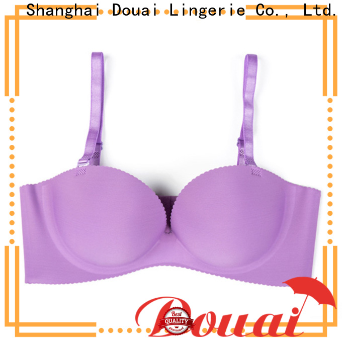 Douai soft push up half bra factory for beach