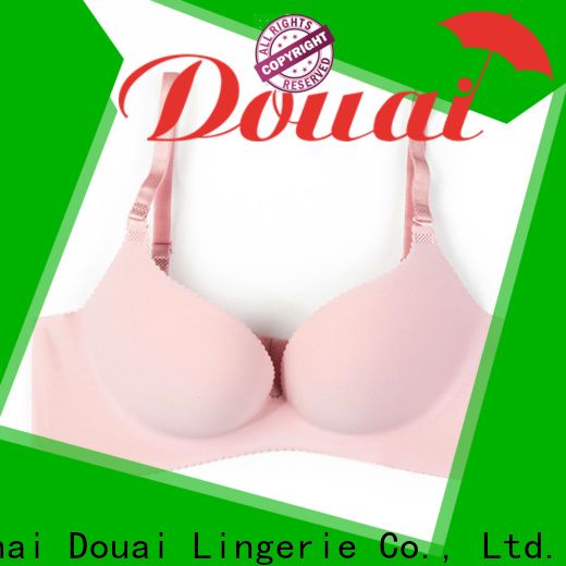 Douai breathable nude push up bra wholesale for madam