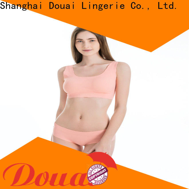 Douai soft yoga bra top factory price for sport