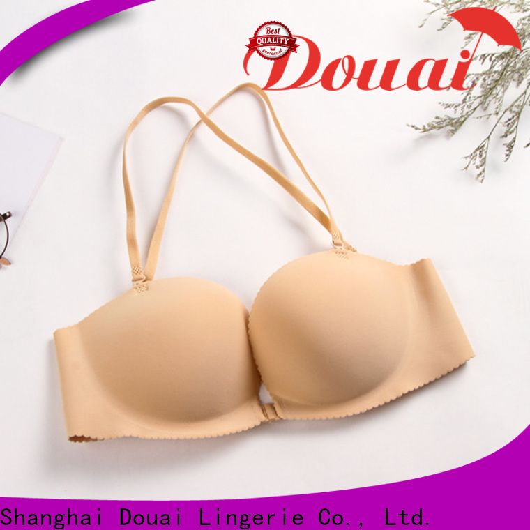 cotton front closure padded bras design for ladies