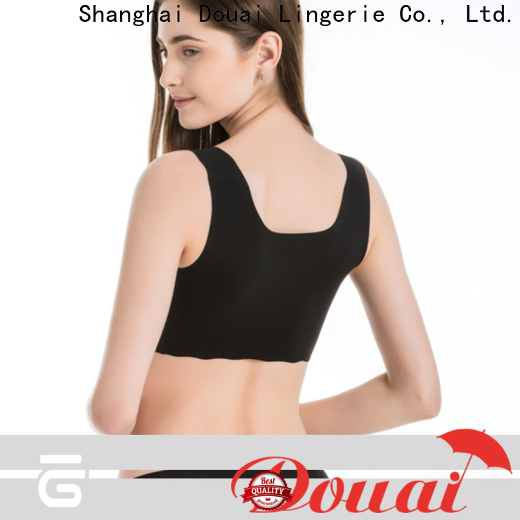 Douai natural bra sport factory price for yoga