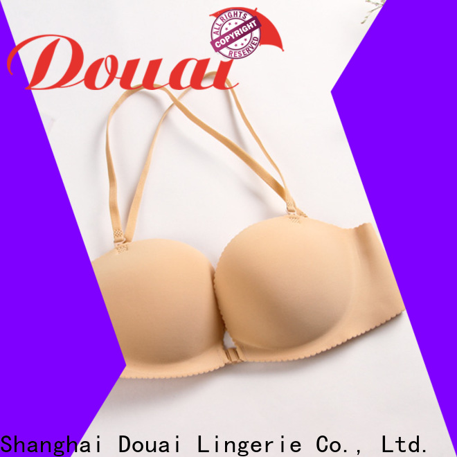 Douai fancy front clasp bralette supplier for girl