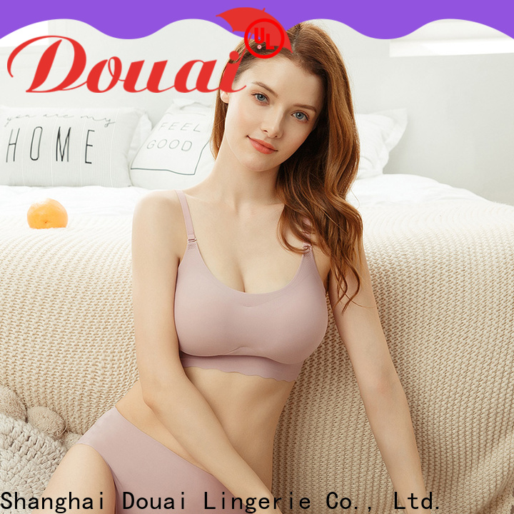 flexible seamless camisole bra supplier for home