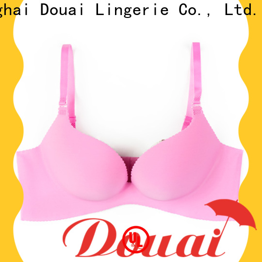 Douai breathable nude push up bra wholesale for madam