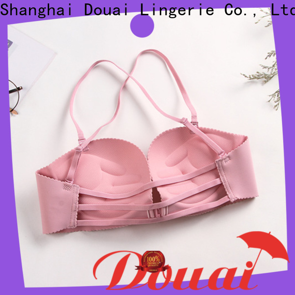 fashionable front closure padded bras wholesale for madam