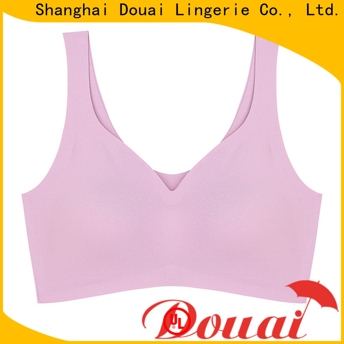 Douai elastic low impact sports bra supplier for sport