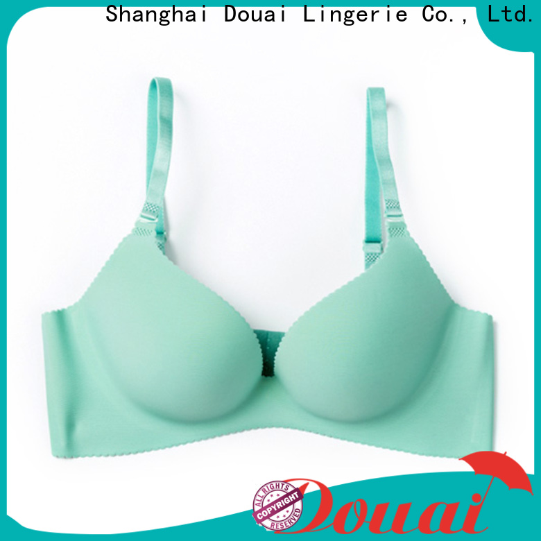 Douai simple seamless push up bra directly sale for madam