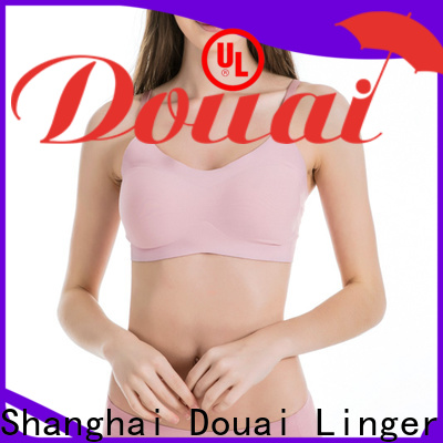 Douai comfortable seamless comfort bras manufacturer for home