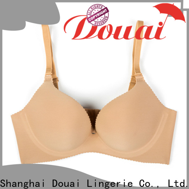 Douai simple seamless padded bra design for ladies
