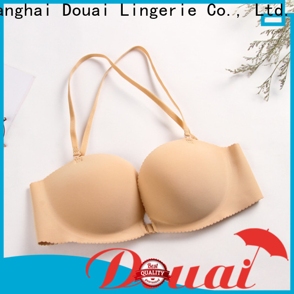 fancy front closure comfort bra design for girl