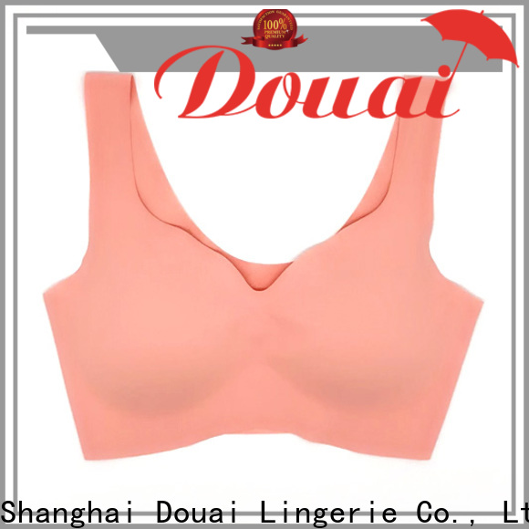 Douai natural womens sports bra factory price for sking