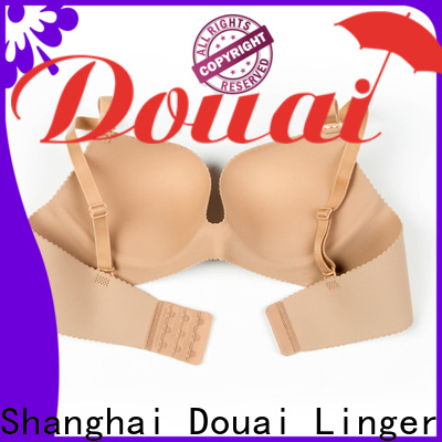 Douai simple seamless push up bra design for ladies