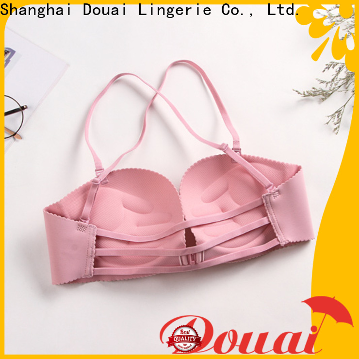 Douai cotton front clasp bra design for women