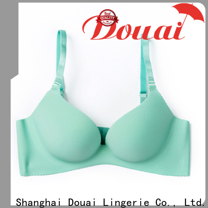 Douai cotton seamless bra design for ladies