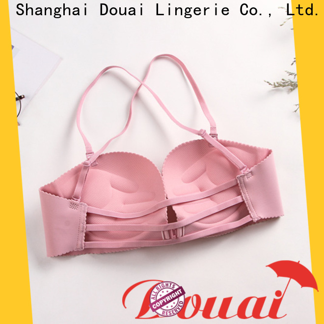 fancy front closure padded bras supplier for women