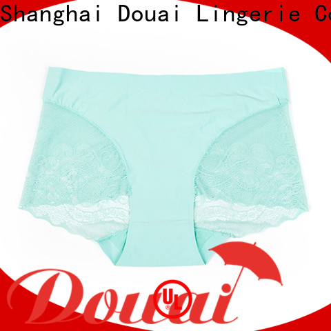 Douai beautiful black lace panties promotion for women