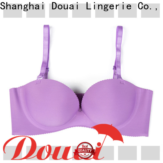 Douai soft women's half cup bras with good price for wedding