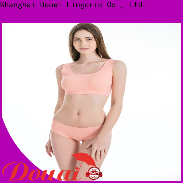 Douai thin sports bra for gym supplier for sking