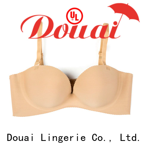 Douai skin-fridenly push up half bra factory for dress