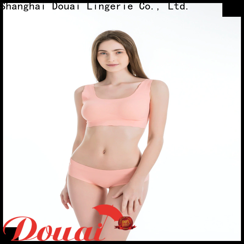Douai elastic ladies sports bra supplier for sport