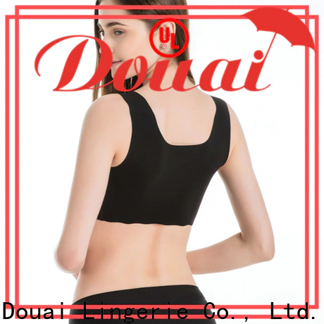 Douai natural best affordable sports bras factory price for sking