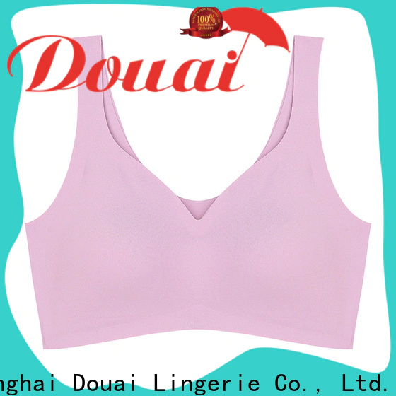 Douai soft yoga sports bra supplier for sking